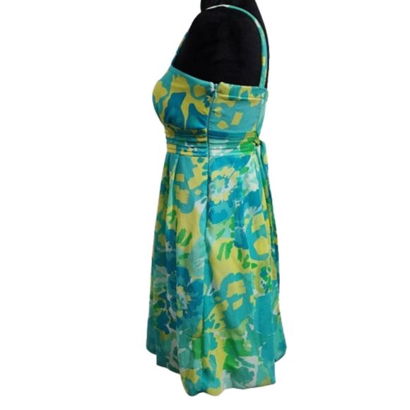 I.N. San Francisco Sleeveless Abstract Print Mini Summer Dress Women's Size 5 - Picture 6 of 10